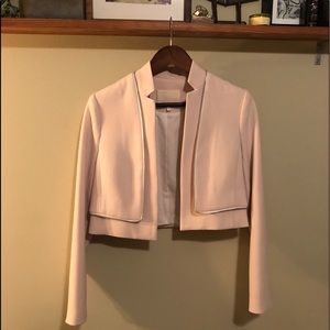 Rebecca Taylor cropped blazer with zipper detail